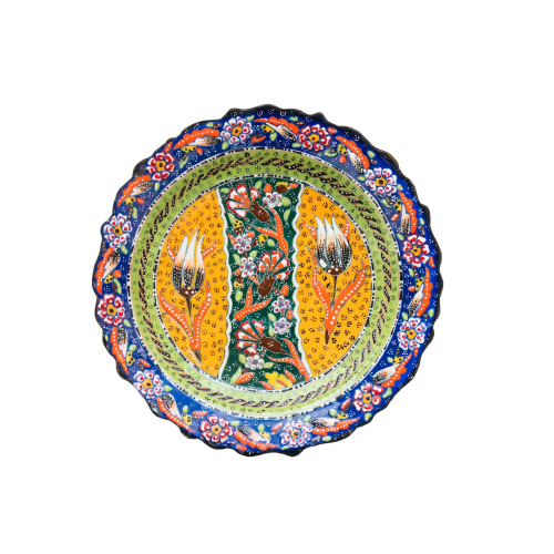 Yellow Tulip Ceramic Plate