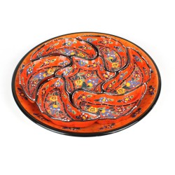 Lalezar Sectioned Ceramic Serving Plate