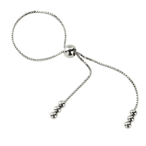 Adjustable Silver Bracelet