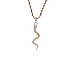 Serpent Silver Necklace