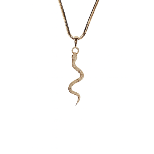 Serpent Silver Necklace