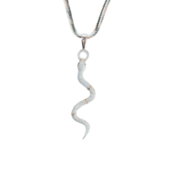 Silver Serpent Necklace