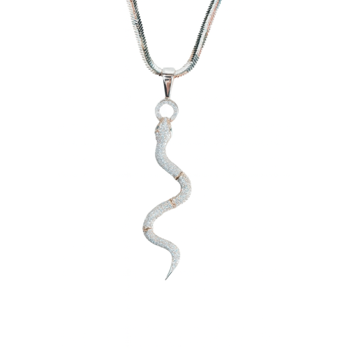 Silver Serpent Necklace