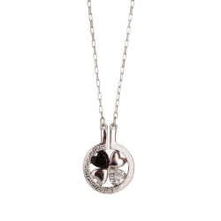 Lucky Clover Silver Necklace
