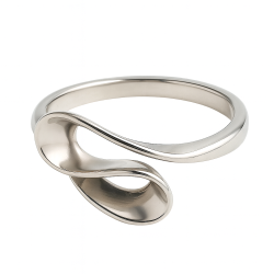 Aqua Flow Silver Ring